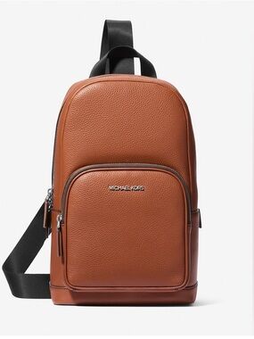 Michael Kors NWOT
Leather Sling Pack In Brown